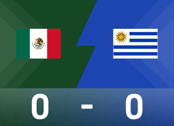Informe del partido amistoso: Torres y Moura desaprovecharon cada uno una buena oportunidad, México 0-0 Uruguay