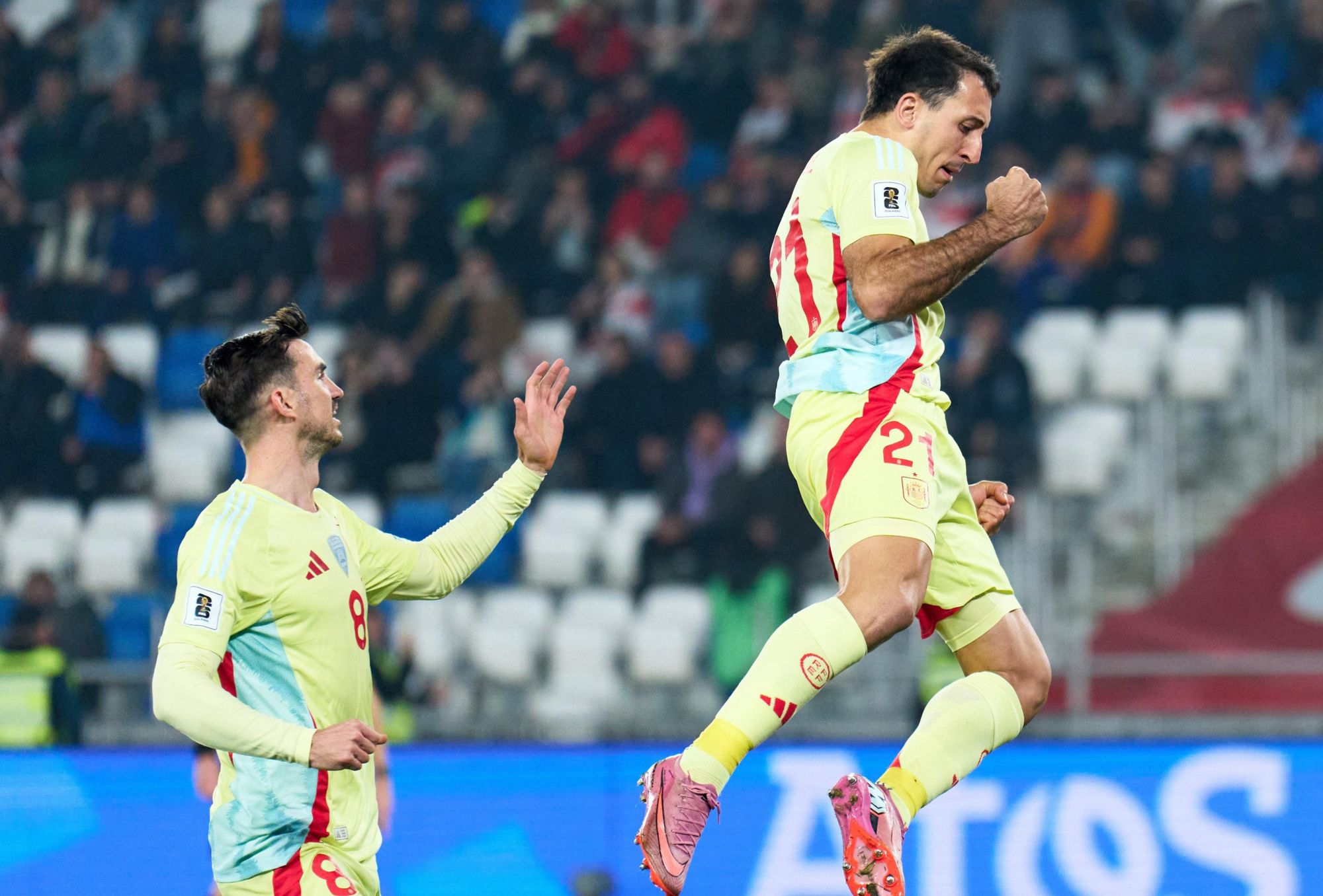 Al vencer a Georgia por 4-0, España estableció un récord en la historia de su selección con 30 partidos consecutivos invicto en competiciones oficiales.