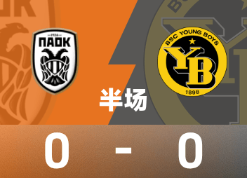 Entretiempo de la Europa League: Djigovic recibe la roja, Salónica 0-0 Young Boys