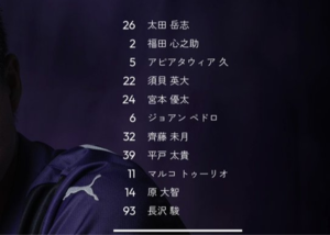 Alineación titular Phoenix vs Kashima: Tulio y Pedro comienzan, Yuma Suzuki está en la lista