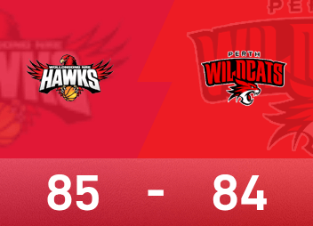 Informe del juego de la NBL: Harvey anotó 24 puntos y 8 asistencias, McGee anotó el último tiro libre y los Hawks derrotaron por poco a los Wildcats 85-84.