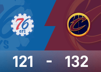 Informe del partido de la NBA: Mitchell 46 puntos y 8 asistencias, los Cavaliers vencieron a los 76ers 132-121
