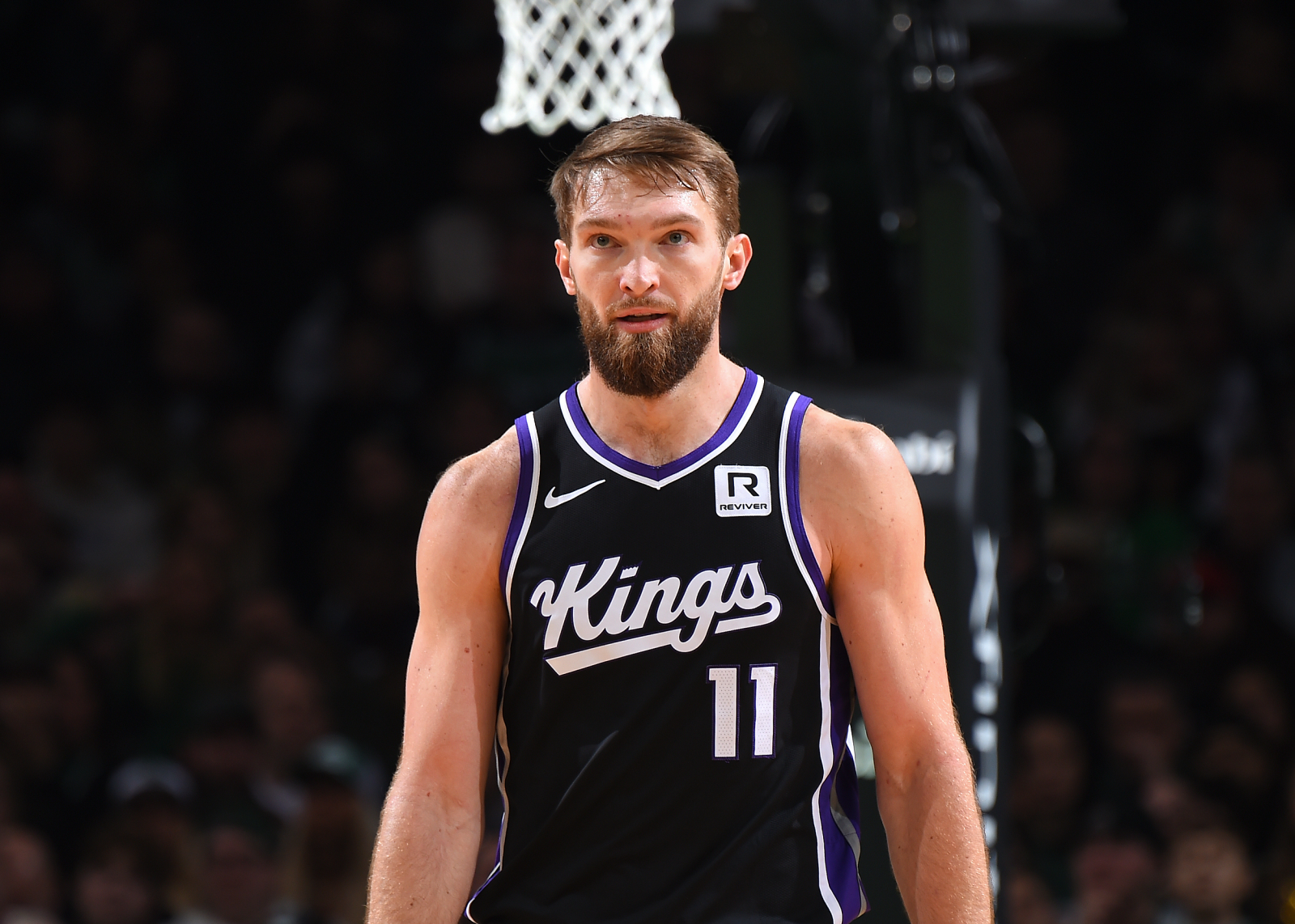 Sabonis anotó 24 puntos y atrapó 7 rebotes en la mitad, y pudo sacar lo que quiso desde adentro.